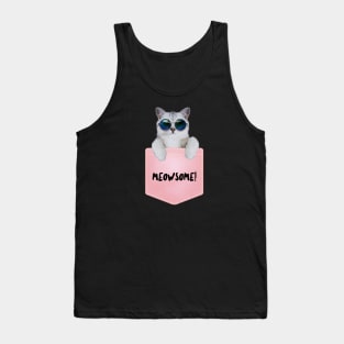 Cat Lovers, Meowsome, Cat Sassy Design, Cat Teeshirt Tank Top